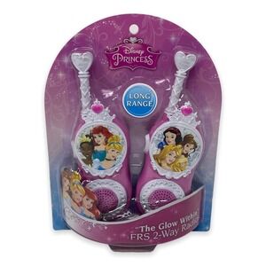 Disney Princess Two-Way Radio Walkie Talkie Phone Set Kids Toy Girls Ariel Belle